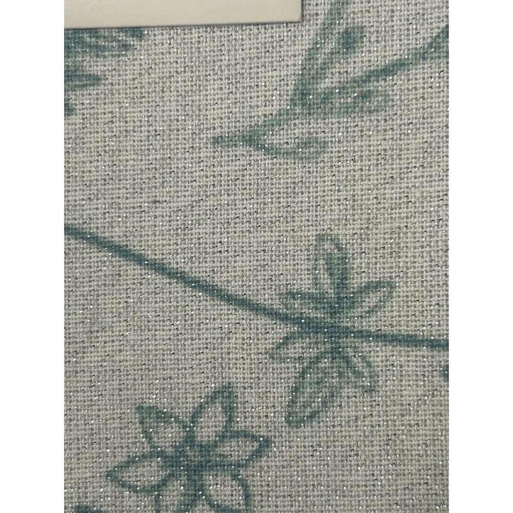Rachel Zoe Easter Spring Farmhouse French‎ Country Oblong Tablecloth Metallic